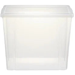 Boîte de rangement transparente avec couvercle 82L < Gifi Sale