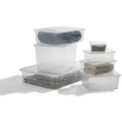 Boîte de rangement transparente 5 L < Gifi Sale