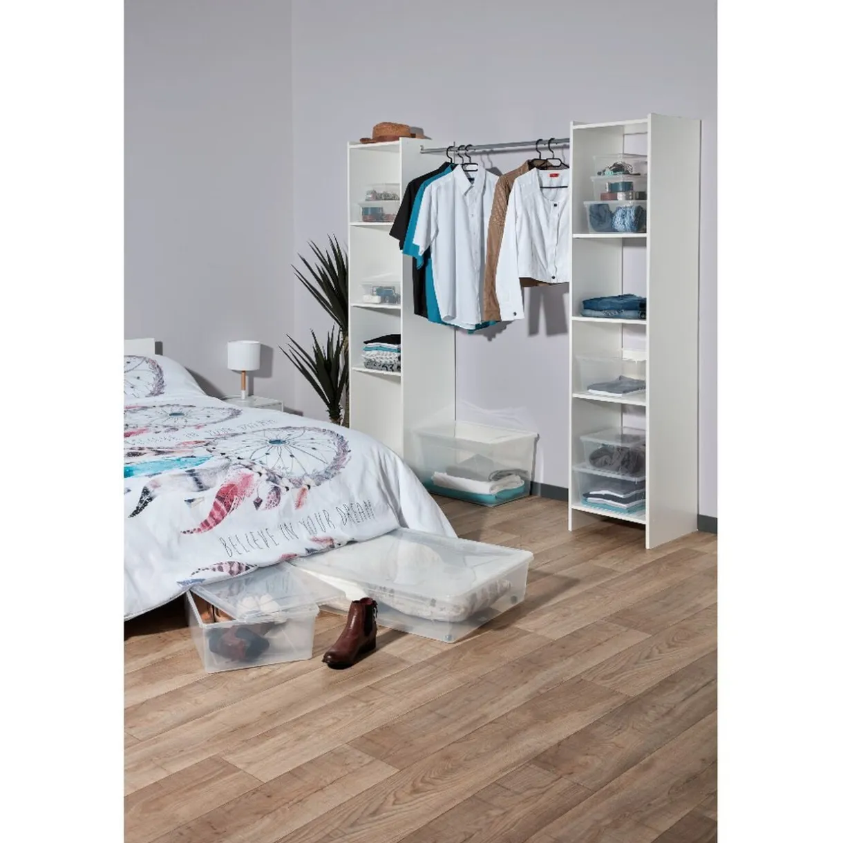 Boîte de rangement transparente 22 L < Gifi Sale