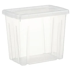 Boîte de rangement transparente avec couvercle 8,8L
