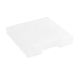 Boîte de rangement x4 plastique empilable 13x13xH9,5cm