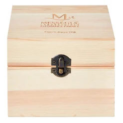Boîte de rangment pour huiles essentielles bois naturel