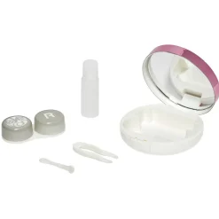 Boîte de transport pour lentilles de contact rose ou bleu < Gifi