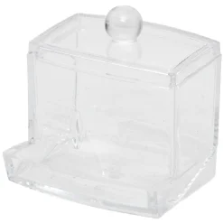 Boîte distributeur à coton tige transparent < Gifi Best
