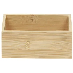 Boîte en bambou organisateur 15x7,5xH6,5 cm < Gifi