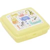 Boîte à goûter carrée plastique jaune 15x14,5xH5cm < Gifi Sale