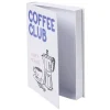 Boîte livre carton blanc et bleu 18x25cm < Gifi New
