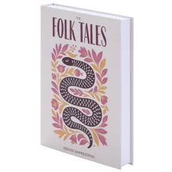 Boîte livre carton fleur et serpent16,5x22cm