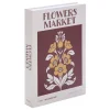 Boîte livre carton “Été indien” marron 18x25cm