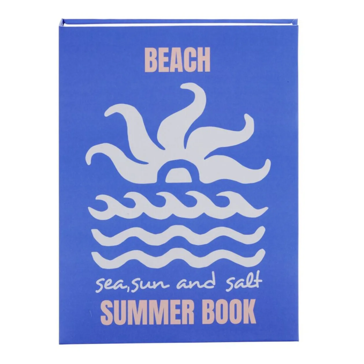 Boîte livre décorative motif bord de mer 16,5x22cm (2 modèles)
