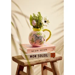 Boîte livre en carton motif tropical 25x18xÉp4cm (2 modèles)