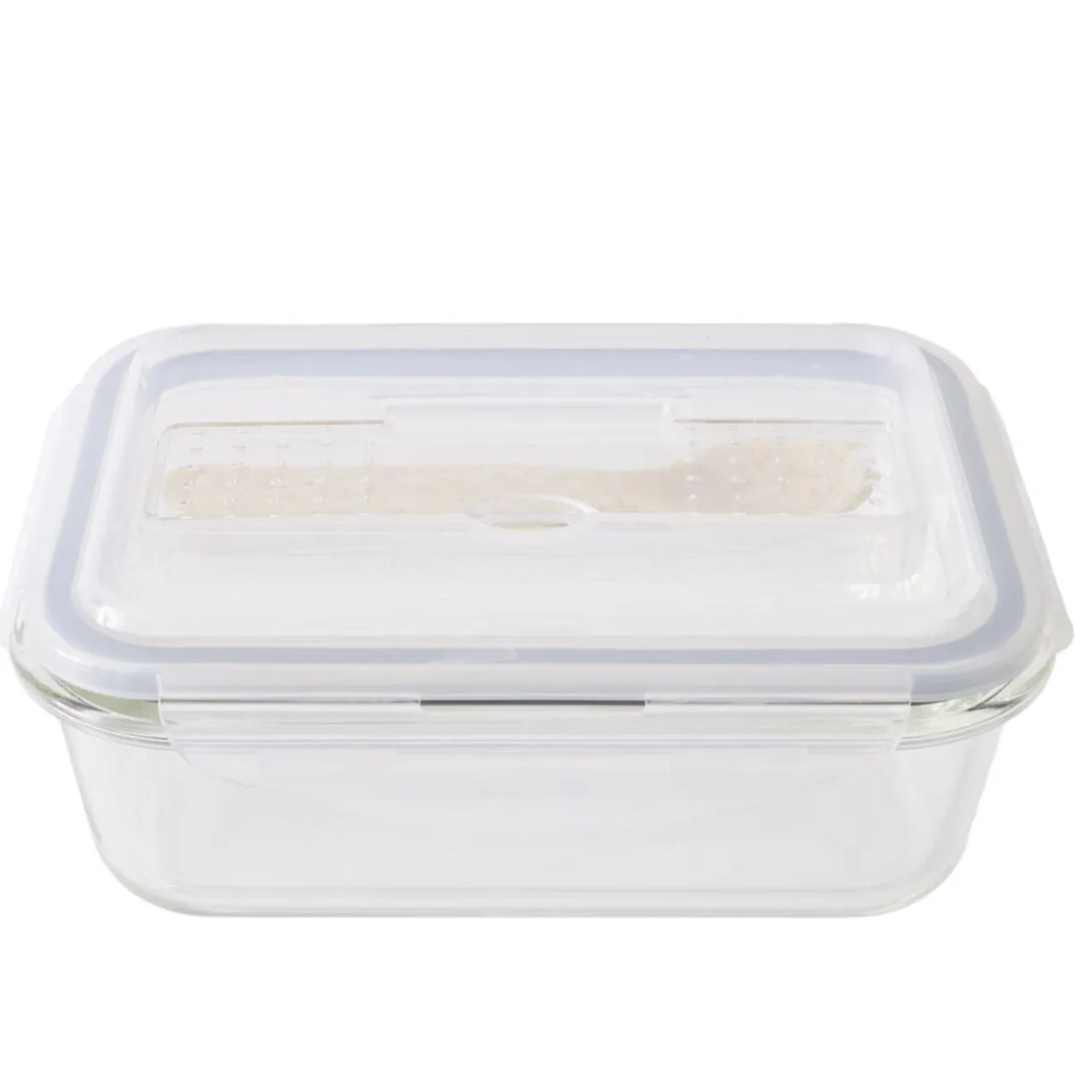 Boîte Lunchbox en verre avec couverts en plastique 1,2L < Gifi Sale