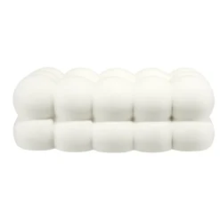 Boîte à mouchoirs décorative forme bubble dolomite blanche 25,5x13,5xH9cm < Gifi Sale