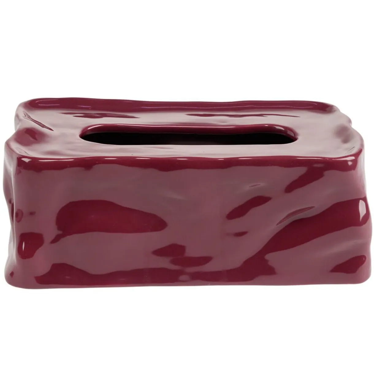 Boîte à mouchoirs en dolomite effet froissé 24x15xH9cm (2 modèles) < Gifi New