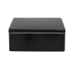 Boîte métal rectangulaire unie 20x14,5xH8cm (3 modèles)