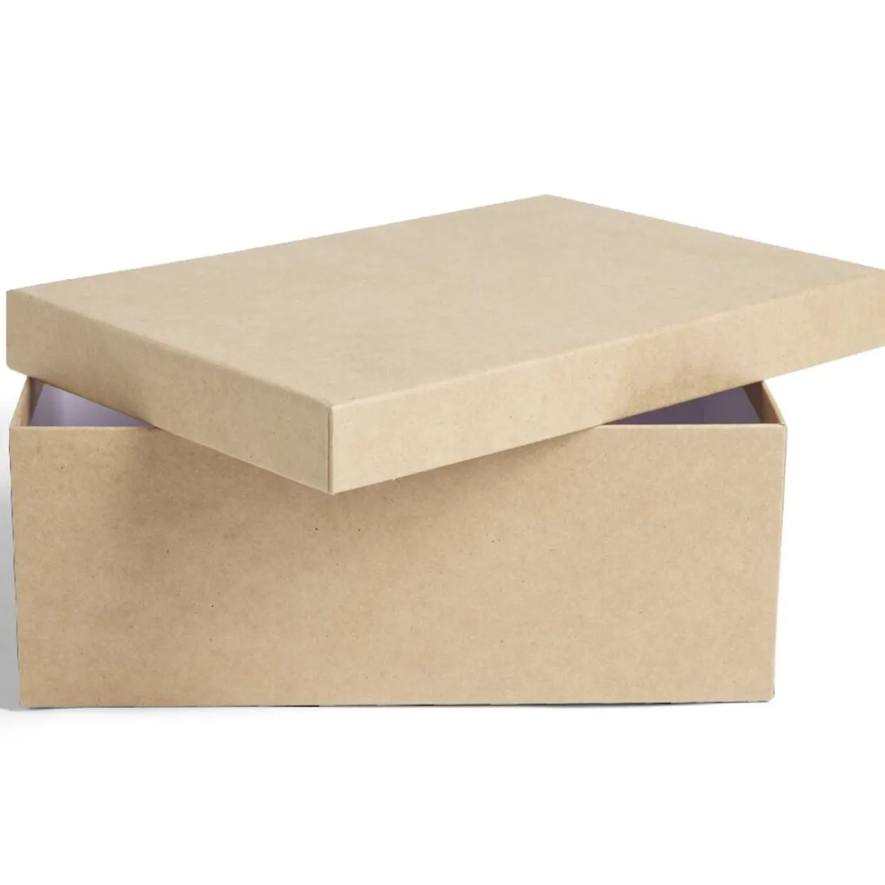 Boîte papier beige 40x26,5x13cm