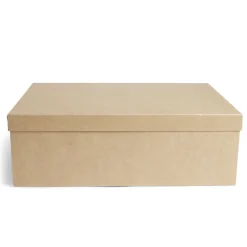 Boîte papier beige 28x19x10cm < Gifi Outlet