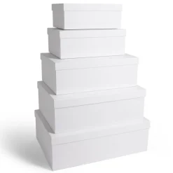 Boîte papier blanc 48x33,5x16cm < Gifi Discount