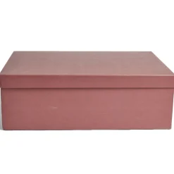 Boîte papier rouge rouille 44x31x15cm < Gifi Outlet