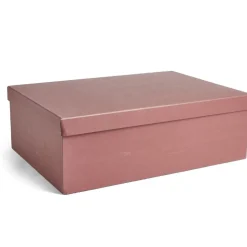 Boîte papier rouge rouille 44x31x15cm < Gifi Outlet