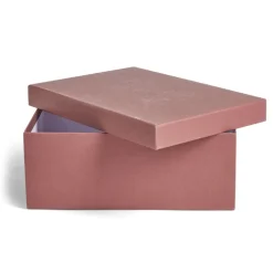 Boîte papier rouge rouille 44x31x15cm < Gifi Outlet