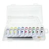 Boîte peinture acrylique 10 tubes 16ml avec 2 pinceaux
