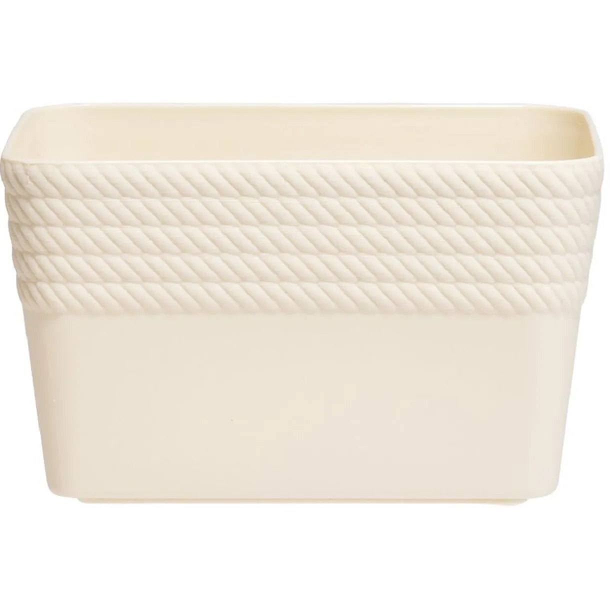 Boîte plastique beige 14x11xH8,5cm < Gifi
