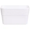 Boîte plastique blanc 14x11xH8,5cm