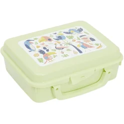 Boîte à sandwich rectangulaire avec anse plastique jaune 16x20xH7cm < Gifi Discount