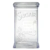 Boîte à sucre 500g plastique transparent 11,5x9xH19cm