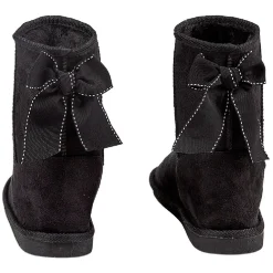 Botte pour enfant fourrée avec un noeud noir brodé à l'arrière T34/35