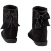 Botte pour enfant fourrée avec un noeud noir brodé à l'arrière T32/33 < Gifi Best