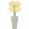 Bouchon silicone x3 forme fleur Ø2,5xH6cm