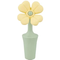 Bouchon silicone x3 forme fleur Ø2,5xH6cm