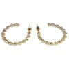 Boucles d'oreilles femme créoles en métal Ø3,5cm (3 modèles) < Gifi Sale