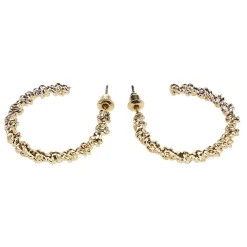 Boucles d'oreilles femme créoles en métal Ø3,5cm (3 modèles) < Gifi Sale
