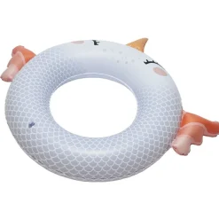 Bouée gonflable enfant licorne blanc et orange Ø60cm < Gifi Online