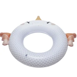Bouée gonflable enfant licorne blanc et orange Ø60cm < Gifi Online