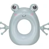 Bouée gonflable grenouille Squichy plastique vert 82x100cm < Gifi