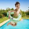 Bouée ronde en plastique forme crocodile vert Ø60cm