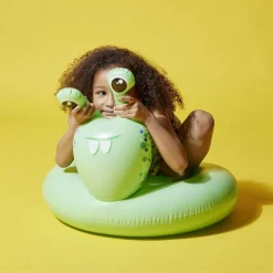 Bouée ronde tête d'escargot en plastique vert Ø60cm < Gifi Best