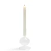 Bougeoir boule chandelier verre incolore Ø8,7xH15cm < Gifi Clearance
