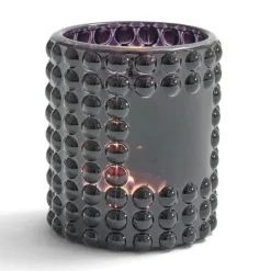 Bougeoir bubble noir Ø7,8cm < Gifi Discount