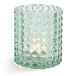 Bougeoir bubble vert Ø7,8cm < Gifi