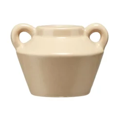 Bougeoir céramique x3 forme amphore Ø8xH6cm