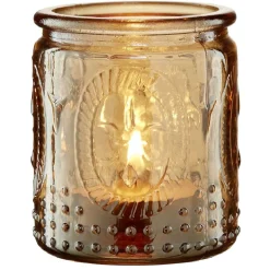 Bougeoir en verre coloré < Gifi Best