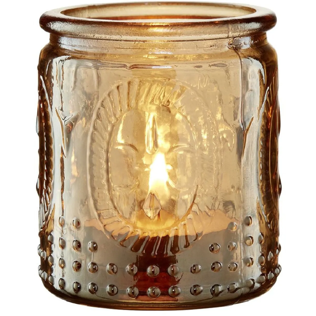 Bougeoir en verre coloré < Gifi Best