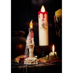 Bougeoir Halloween décoratif main squelette LED H15cm (2 modèles) < Gifi Clearance