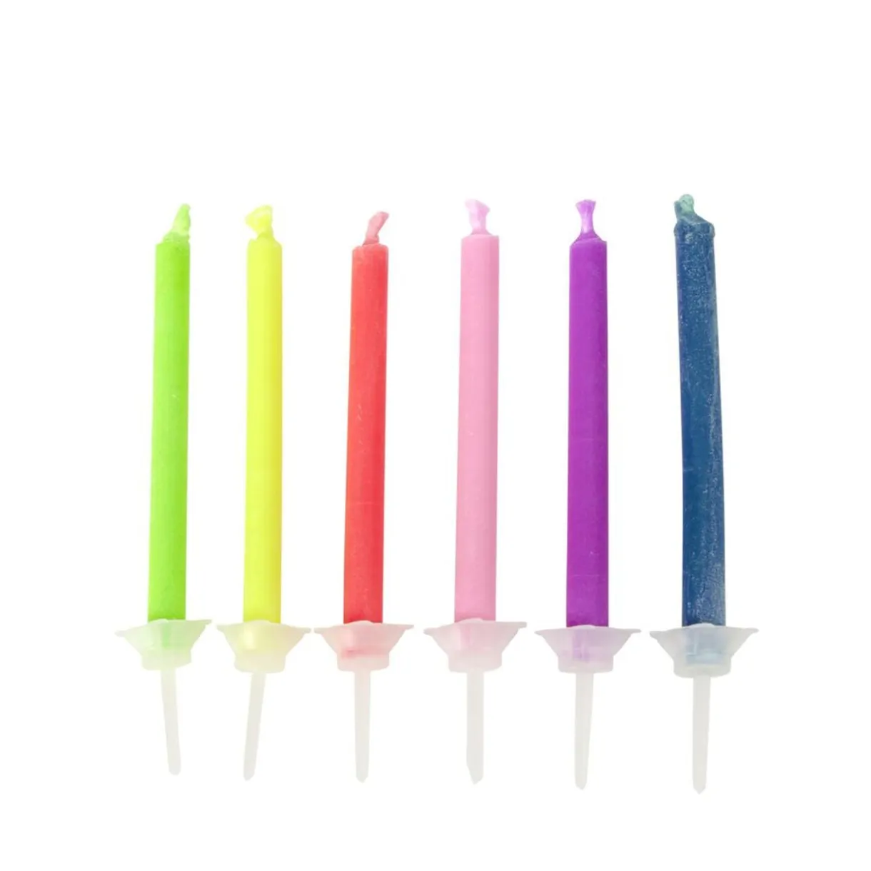 Bougie anniversaire H6cm 6 pièces < Gifi Online