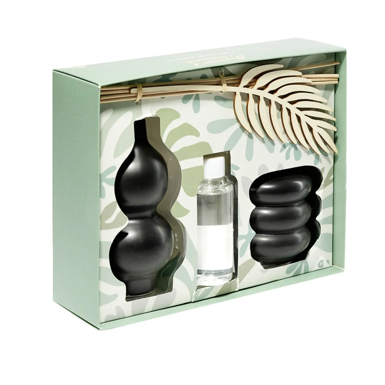 Bougie avec diffuseur en céramique 100ml - 3 modèles